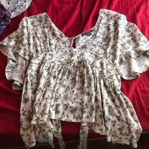 American eagle floral top